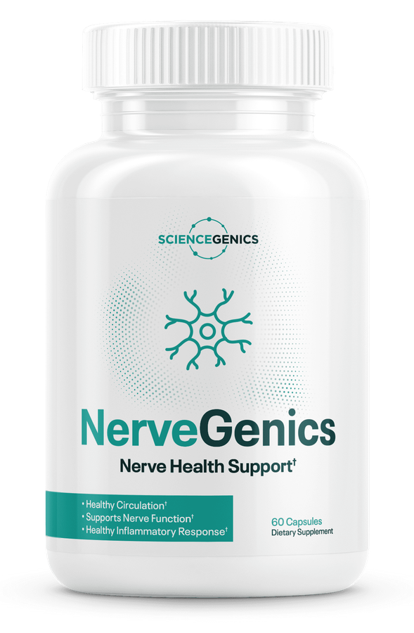 NerveGenics nerve health support supplement bottle